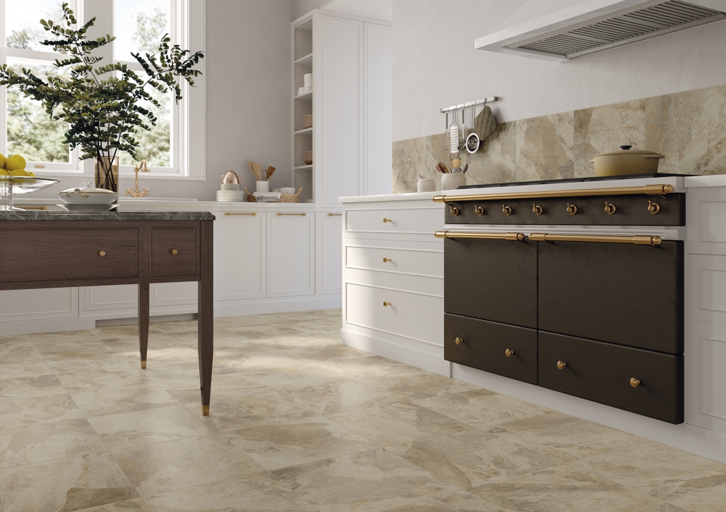 Ступень угловая правая ColiseumGres Верона/ Verona Beige 33x90