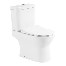 Унитаз-компакт безободковый BelBagno Steam BB130CPR/SC, бачок BB130T с крышкой-сиденьем микролифт
