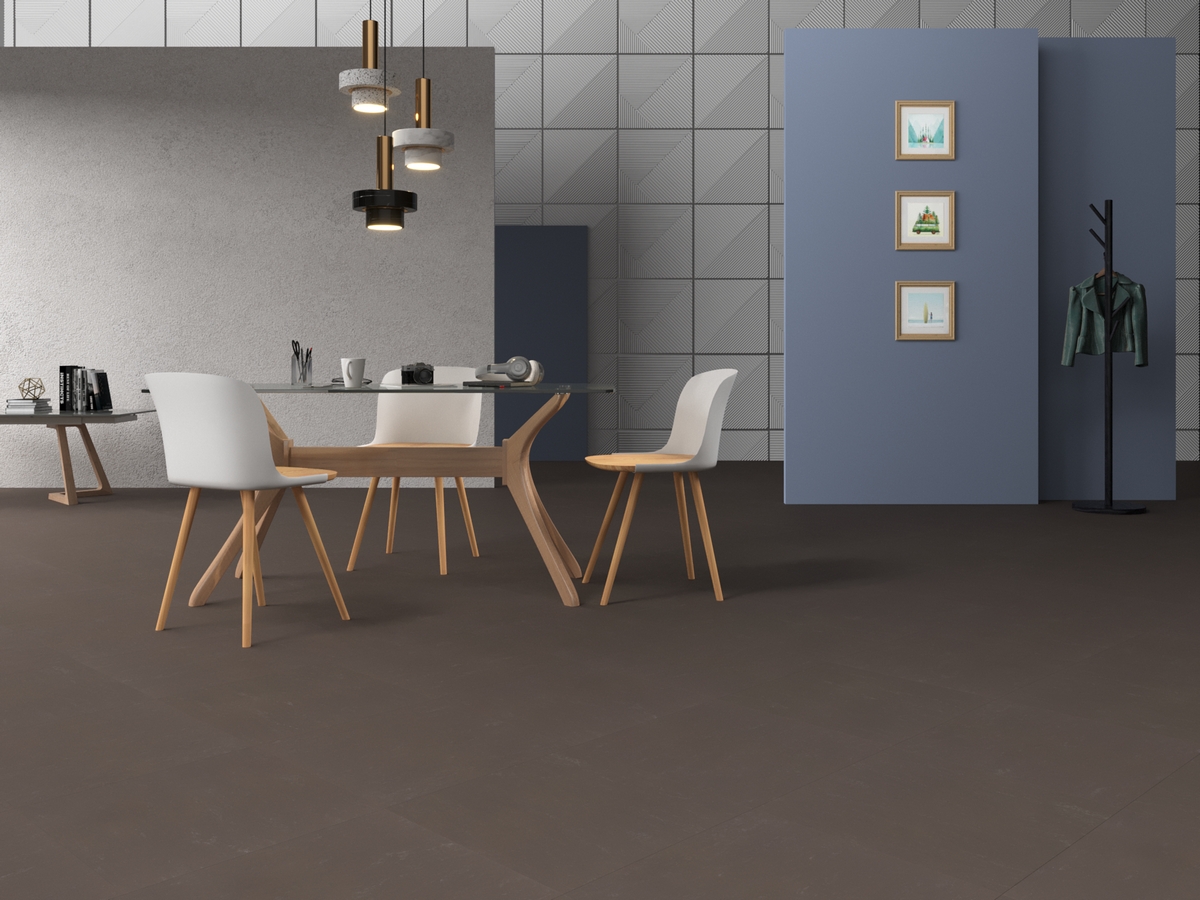 Мармолеум Forbo Modular Shade t3722 Stardust 50x50