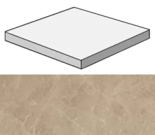 Ступень угловая Атлас Конкорд Италия Marvel Elegant Sable Scalino Angolare AFCW 33x33