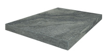 Ступень угловая левая ColiseumGres Санремо/ Sanremo Grigio 33x45
