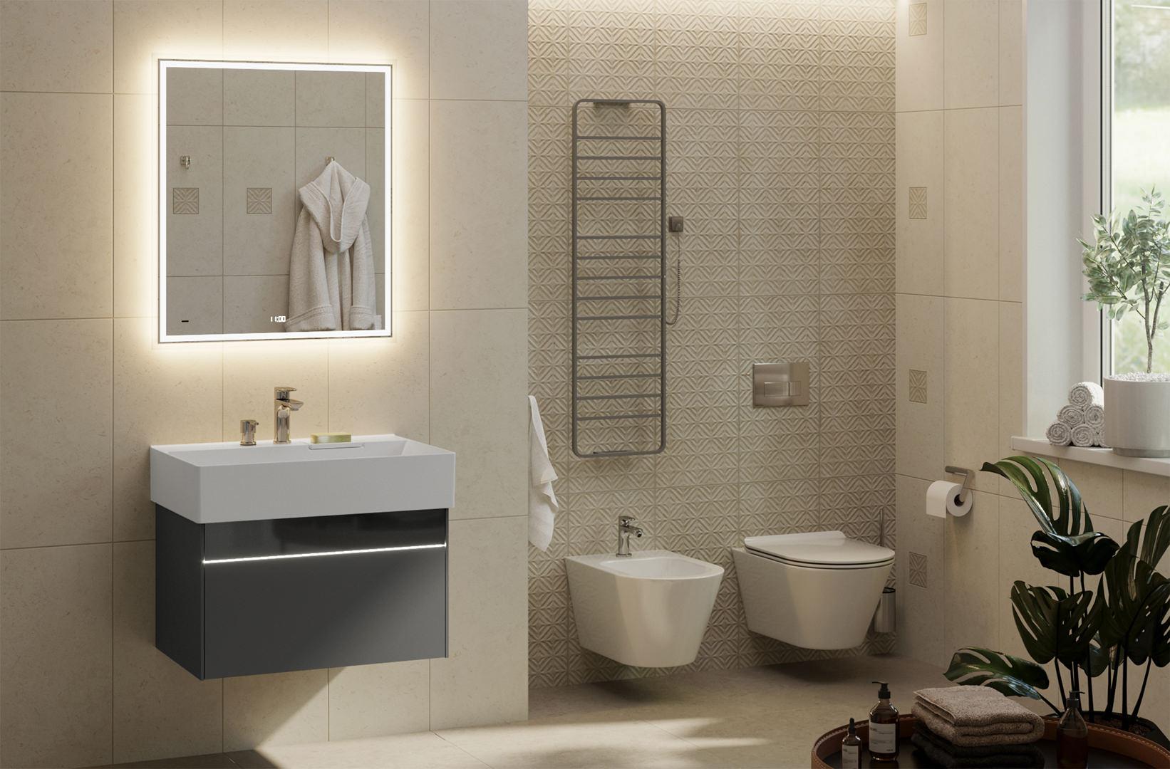 Бордюр Kerama Marazzi Карму бежевый матовый обрезной 2.5x30 SPA050R