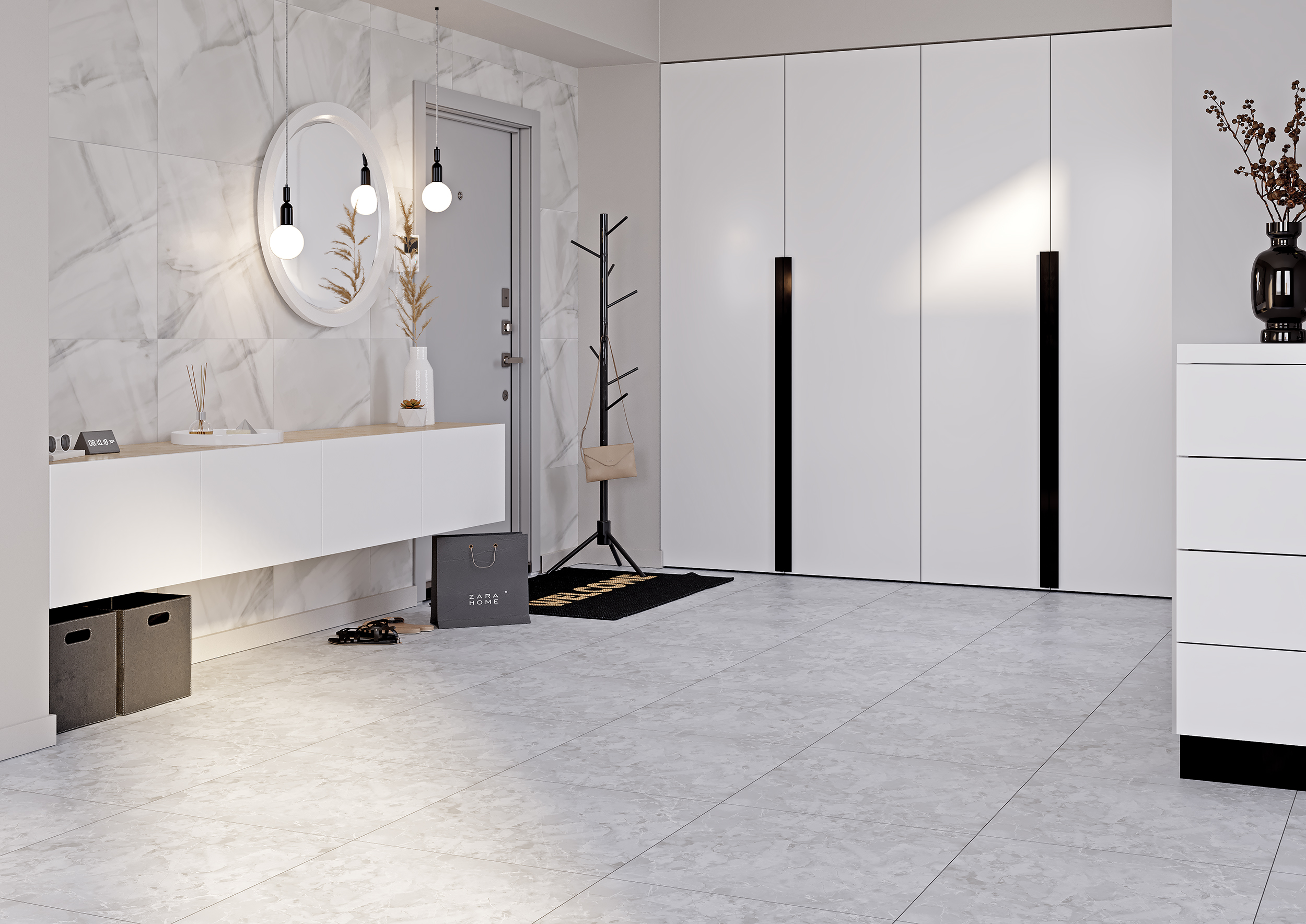 Керамогранит Grasaro Harmony Светло-серый 60x60 G-3013/M/600x600x9