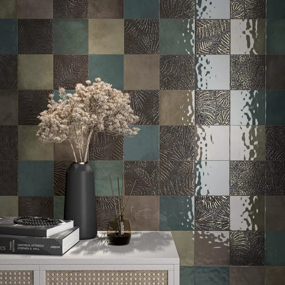 Керамическая плитка Kerama Marazzi KM1515B0010N Фес зеленый глянцевый 15x15