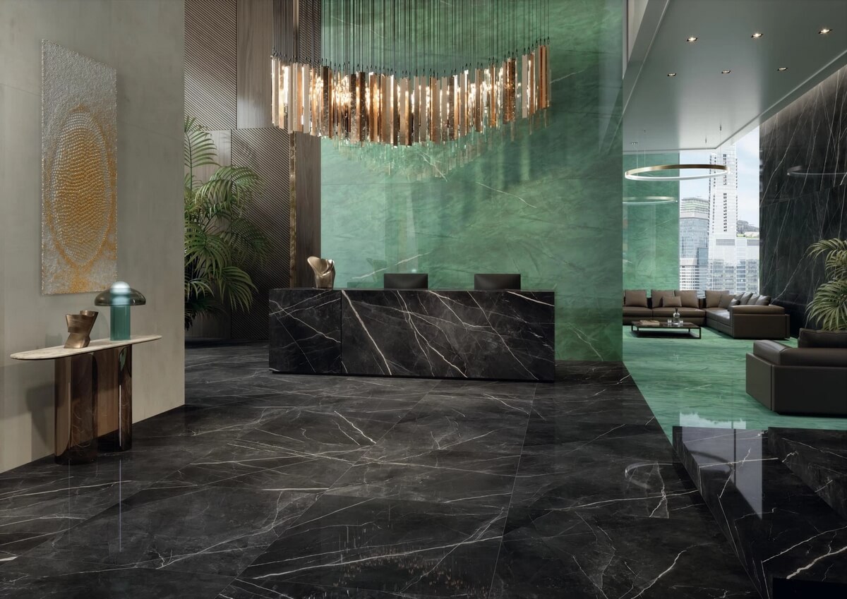 Керамогранит Атлас Конкорд Италия Марвел Гала/ Marvel Gala Exotic Green Polished 60x120 AFXP
