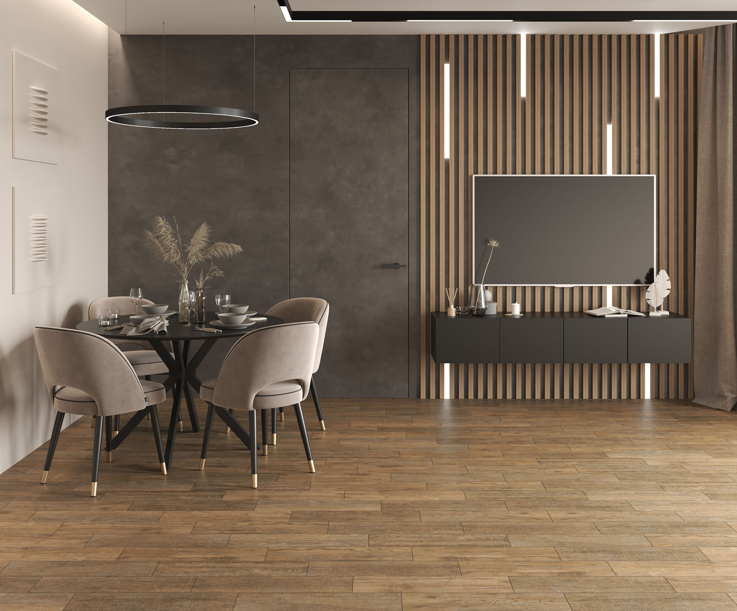 Керамогранит (MR 0064) Laparet Marimba белый 15x60 матовый