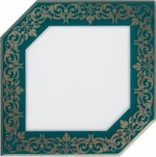 Декор Kerama Marazzi HGD\E250\18000 Клемансо зеленый темный 15x15