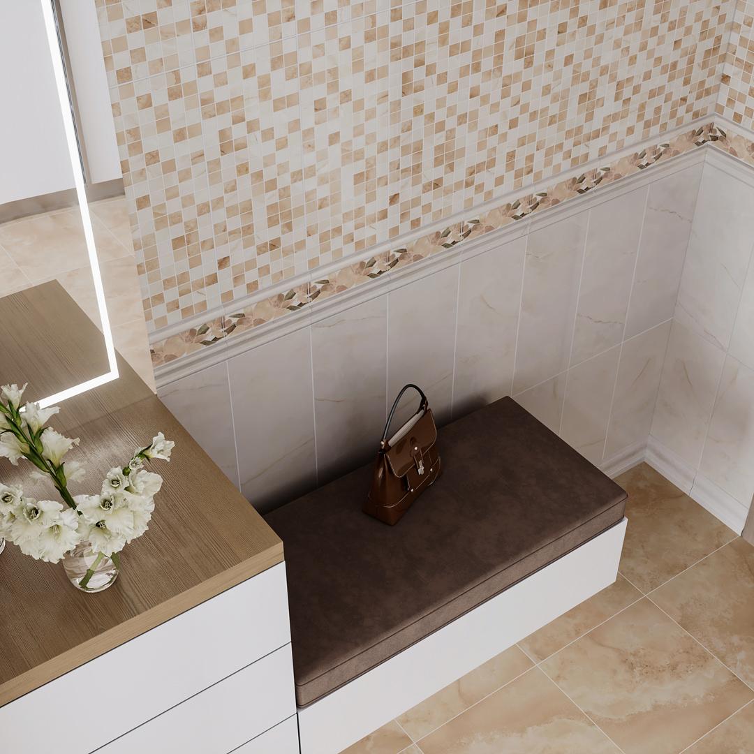 Декор Kerama Marazzi MM7218 Стеллине мозаичный 20x50