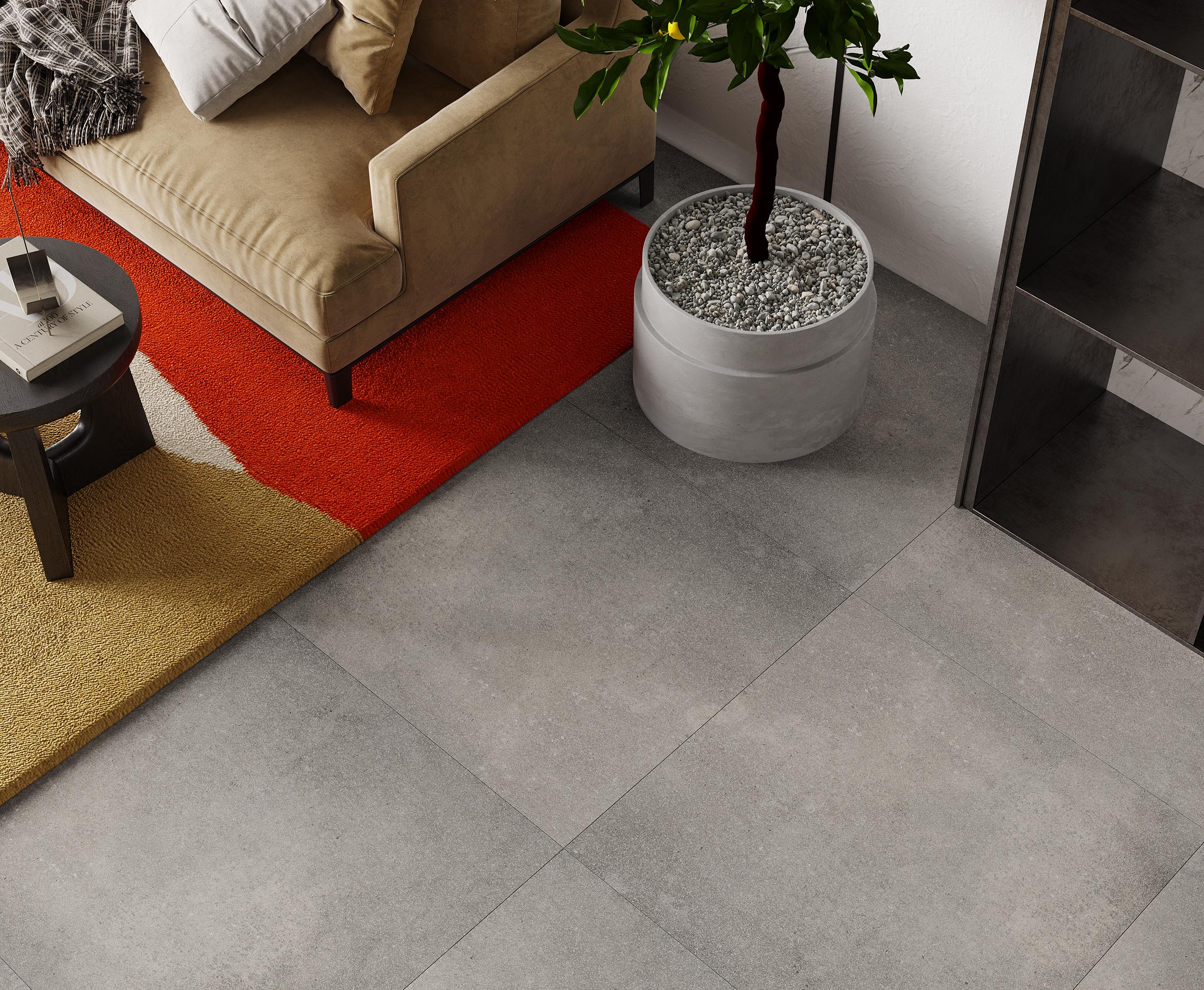 Керамогранит Laparet Sahara Dark Grey 80x80 лаппатированный