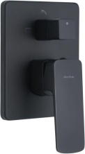 Смеситель для душа Allen Brau Infinity X2 5.21014-31 (с внутренней частью, 2 выхода) черный матовый