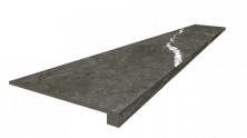 Ступень ColiseumGres Микеланджело/ Michelangelo Дарк фронтальная 620070002490 черный 33x120