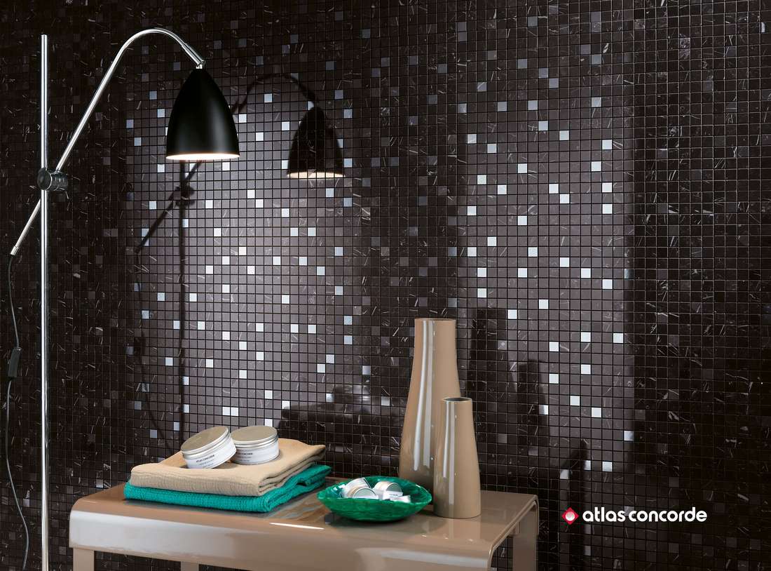 Керамическая плитка Атлас Конкорд Италия Марвел Стоун/ Marvel Stone Cream Prestige Shiny 40x80 9MSI