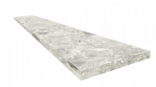 Ступень ColiseumGres Брера/ Brera Уайт угловая левая 620070002484 серый 33x120