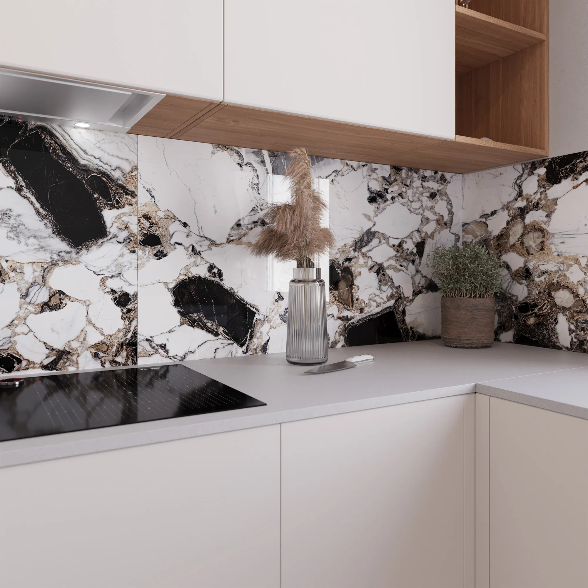Керамогранит Аркадия Керамика HG2002-A Grande Crystal High Gloss 60x120 белый