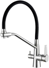 Смеситель для кухни Haiba HB76855, хром