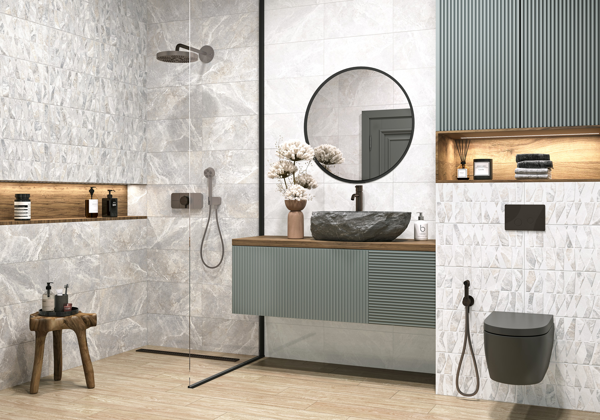 Керамическая плитка Альма Керамика Персей/ Persey TWU2550PRS17 белый 24.9x50