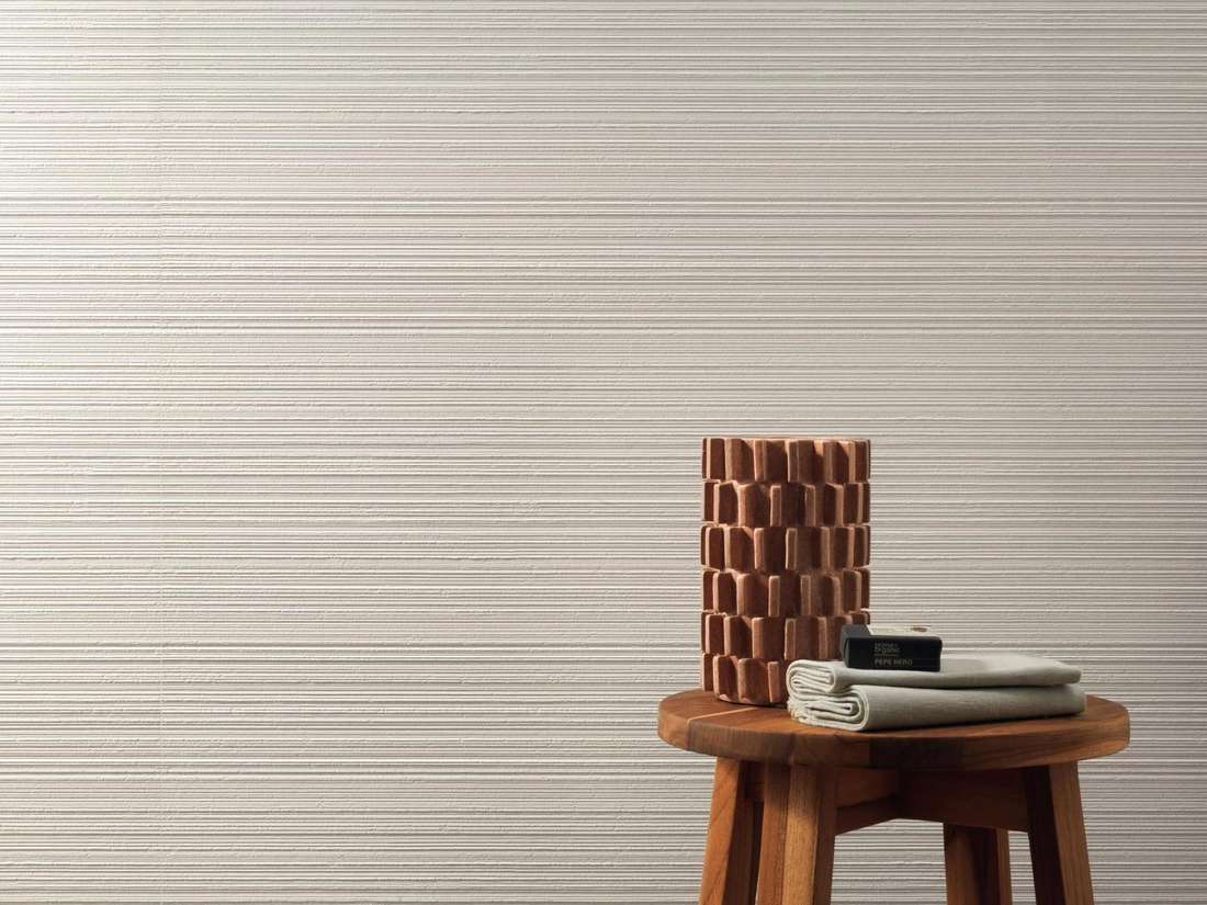 Керамическая плитка Атлас Конкорд Италия Italy 3Д Волл Карве/ 3D Wall Carve Chisel Ivory Matte 40x80 A574