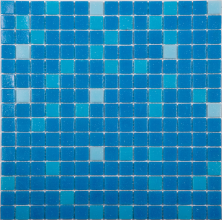 Мозаика NSmosaic COV09-1 голубой (сетка) 32.7x32.7