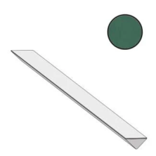 Бордюр Атлас Конкорд Италия Призм/ Prism Emerald Corner A40Z 1.4x50