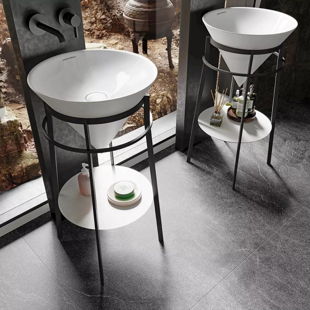 Керамогранит Kerama Marazzi SG070700R6 Ардезия белый обрезной 119.5x320