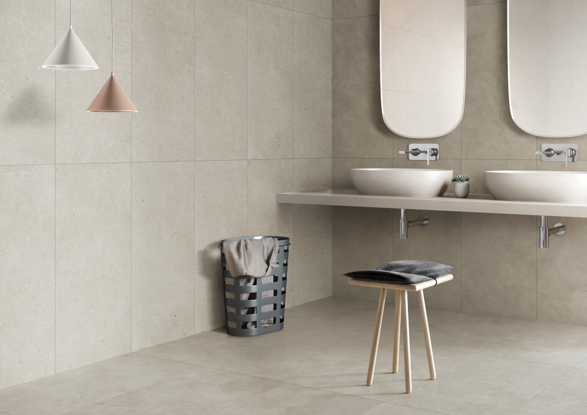 Керамогранит Vitra ФлэйкЦемент/ FlakeCement Серый R10A K947895R 60x60
