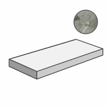Ступень угловая правая Италон Шарм Экстра/ Charme Extra Силвер 33x120