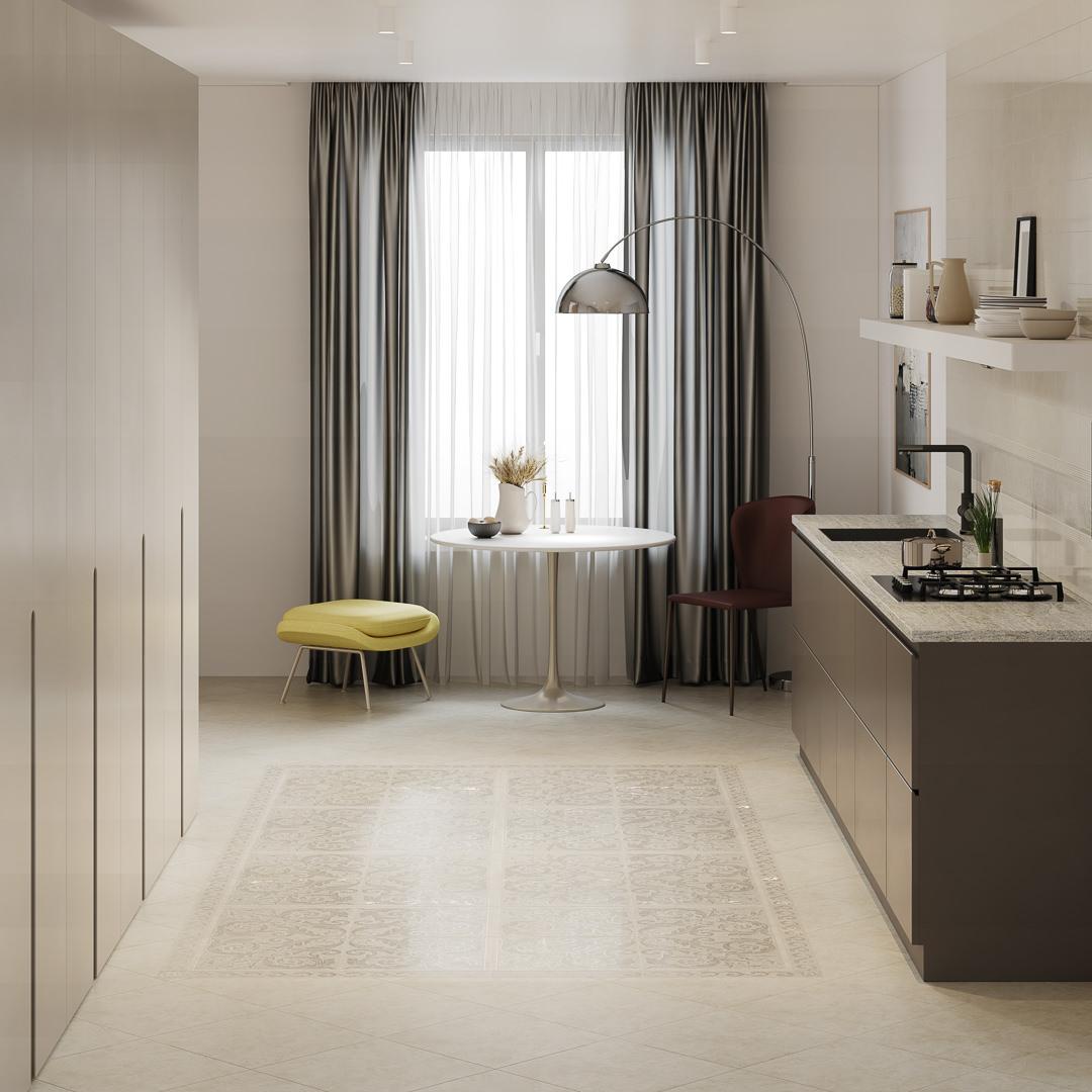 Декор Kerama Marazzi Монсанту 2 серый светлый 15x40 HGD\B503\15147