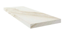 Ступень угловая левая ColiseumGres Треви/ Trevi White 33x90