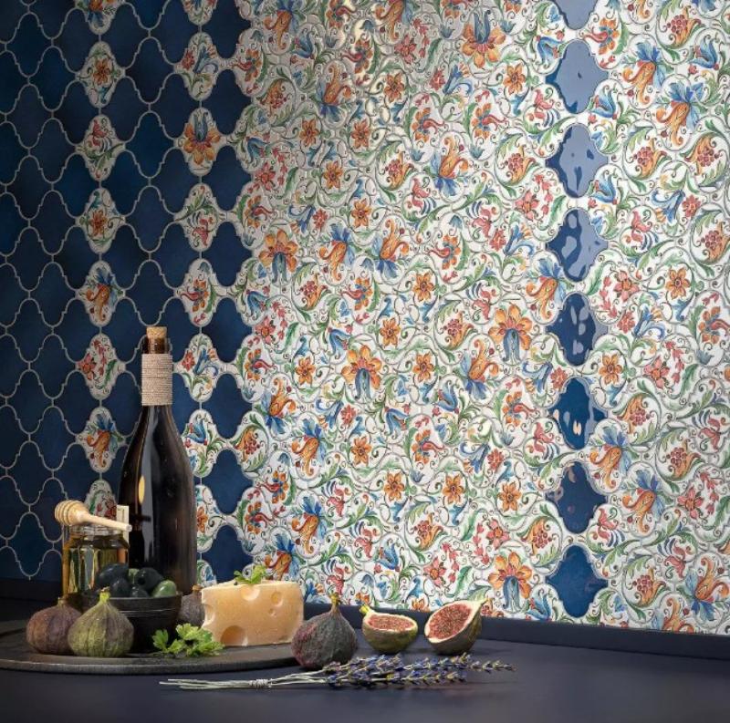Декор Kerama Marazzi VT\A578\65000 Арабески Тоскана 2 глянцевый 6.5x6.5