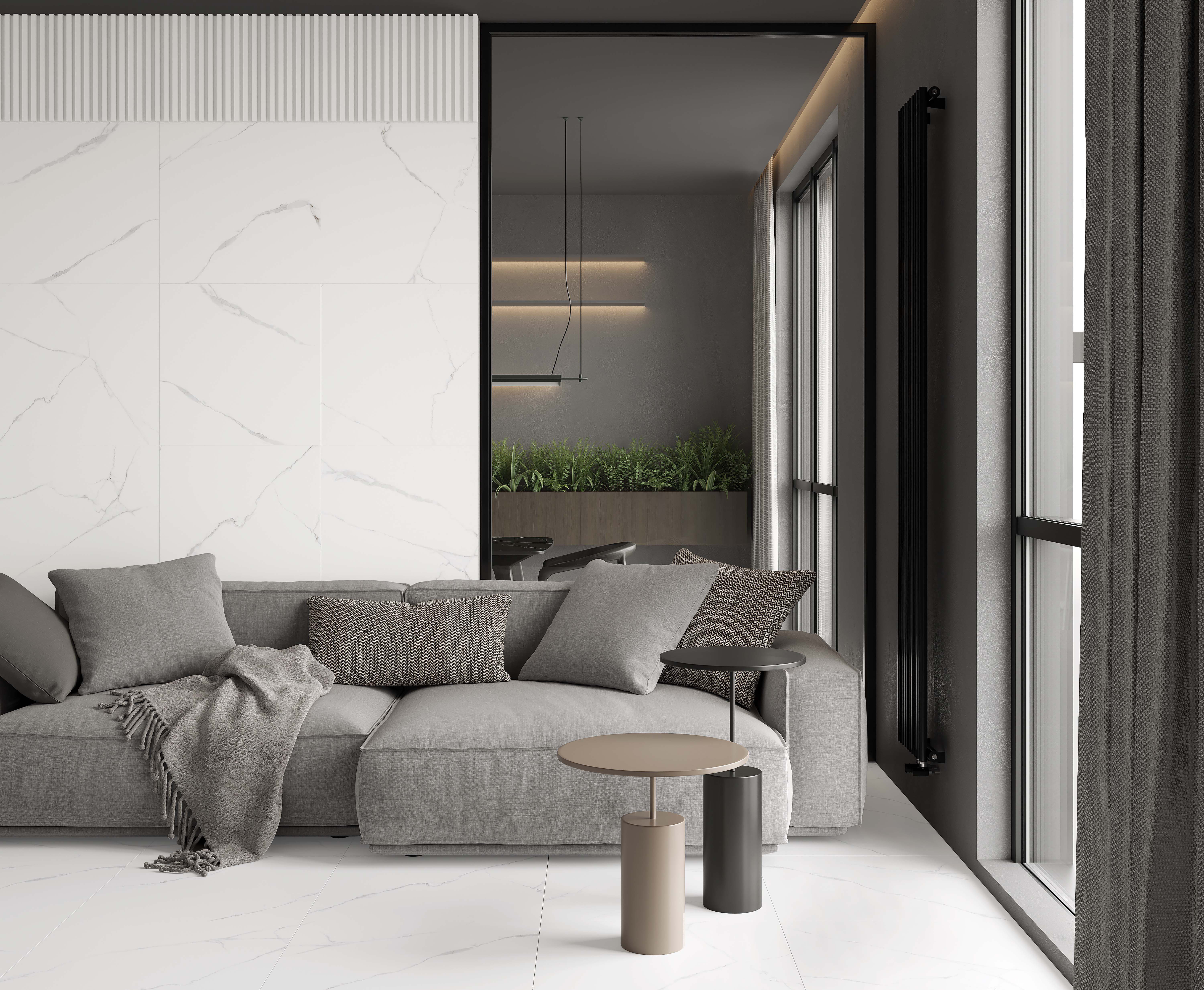 Керамогранит Laparet Atlantic White белый 60x60 матовый
