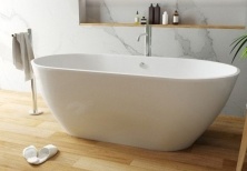 Ванна из искусственного мрамора Aquanet Family Stone 180х80
