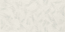 Керамическая плитка Атлас Конкорд Италия 3Д Волл Карве/ 3D Wall Carve Leaf White Matte 40x80 A578