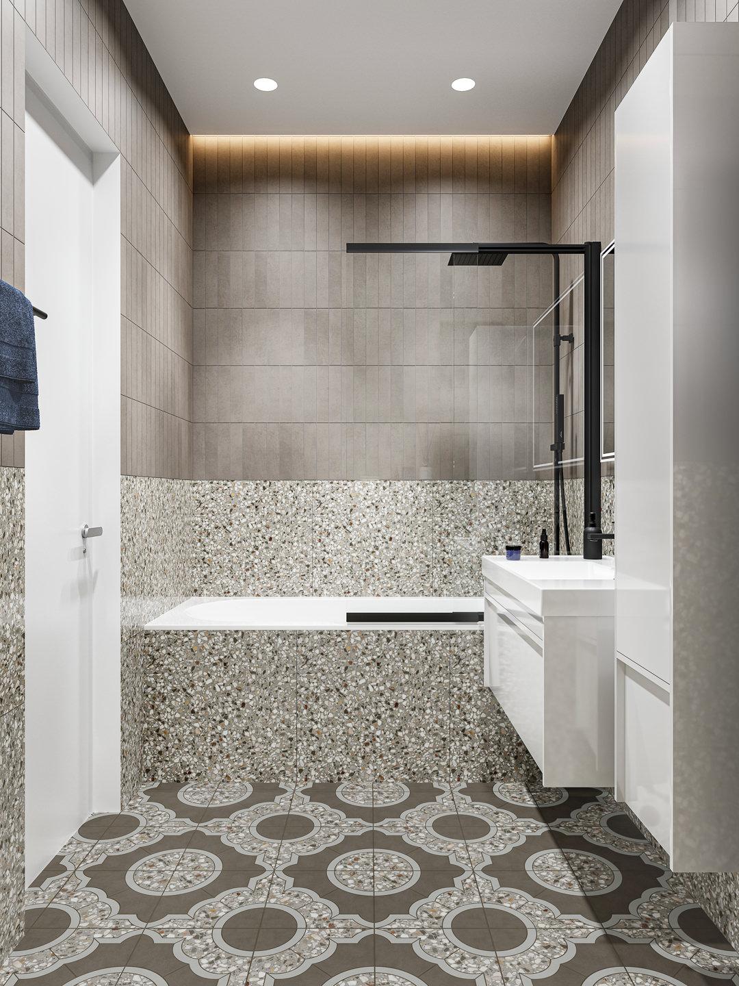 Керамическая плитка Kerama Marazzi 26304 Амстердам коричневый светлый матовая 6x28,5