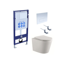 SET AQUATEK ВЕГА cmp-013 (рама AQUATEK Standard INS-0000012 с клавишей KDI-0000013 и крепежом KKI-0000002+унитаз ВЕГА AQ1904-00)