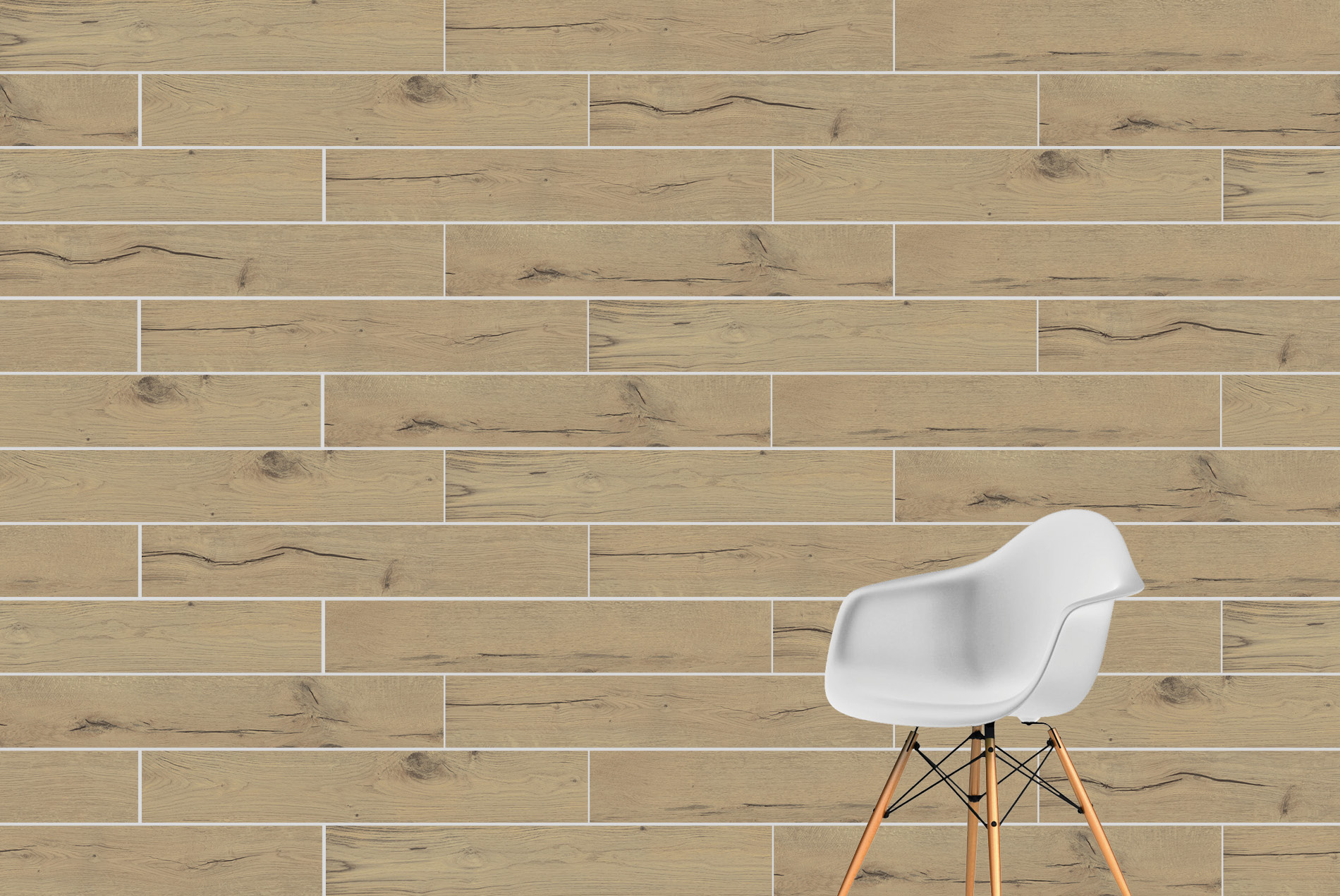 Керамогранит Vitra КрафтВуд/ CraftWood Медовый R10A K947903R 20x120