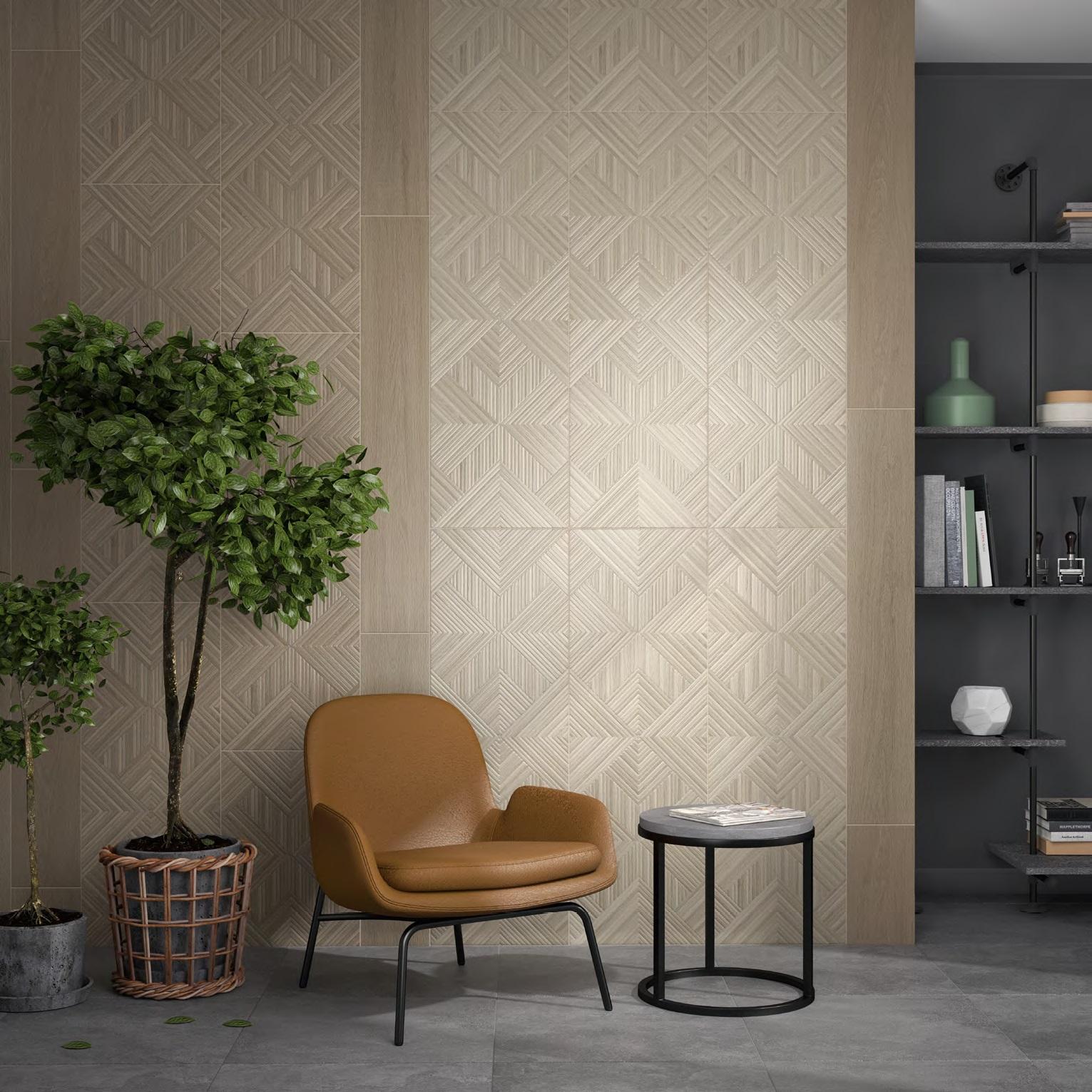 Керамическая плитка Kerama Marazzi 14031R Ламбро серый светлый структура обрезной 40x120