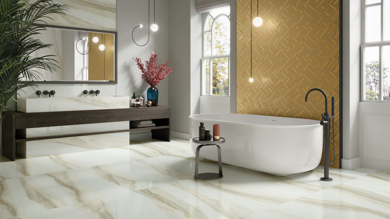 Керамогранит Италон Шарм Эдванс/ Charme Advance Платинум Уайт 60x120