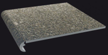 Ступень фронтальная ColiseumGres Кортина/ Cortina Nero 30x32,5