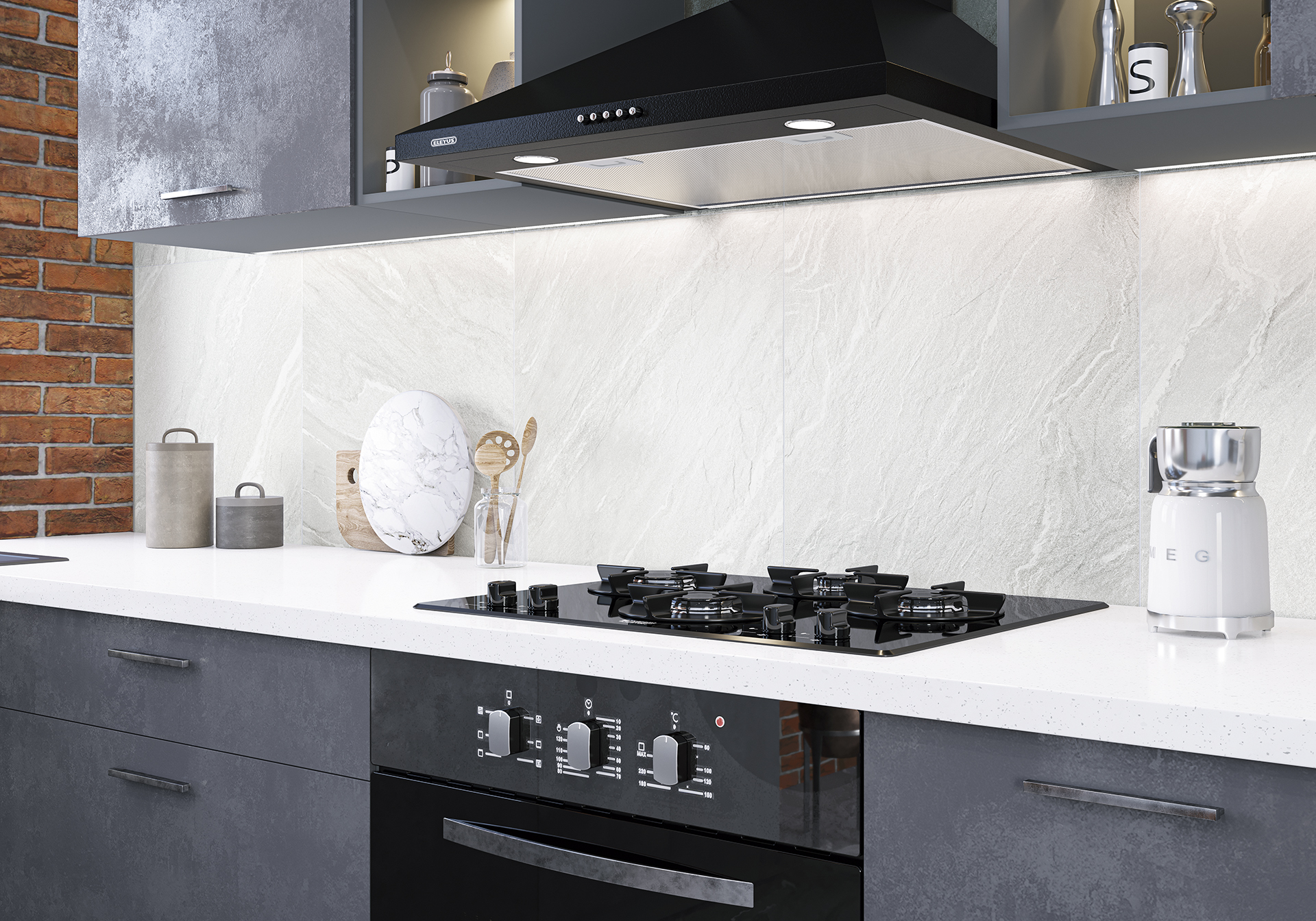 Керамогранит Альма Керамика Нексстоун/ Nexstone GFU6060NXT70R черный 60x60