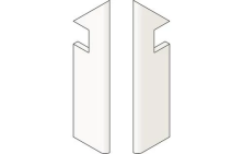 Ступень правая Атлас Конкорд Италия Marvel White Vein Battiscopa Sag.Dx AF7K 7.2x30