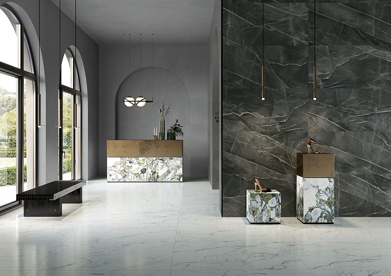Керамогранит Vitra СитиМарбл/ CityMarble Статуарио Венато R9 60x60 лаппатированный