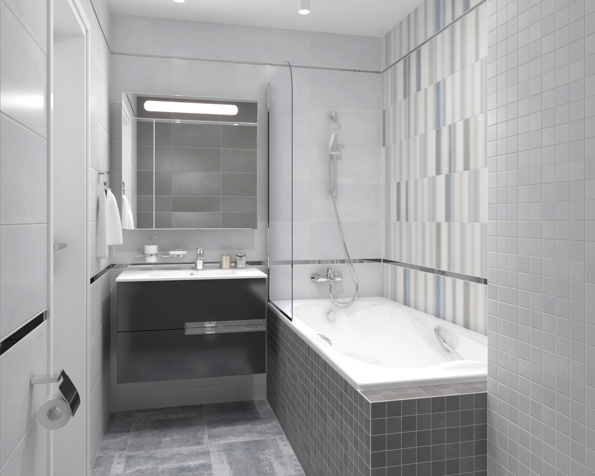 Мозаика (MM34041) Laparet Depo мозаичный белый 25x25 матовый