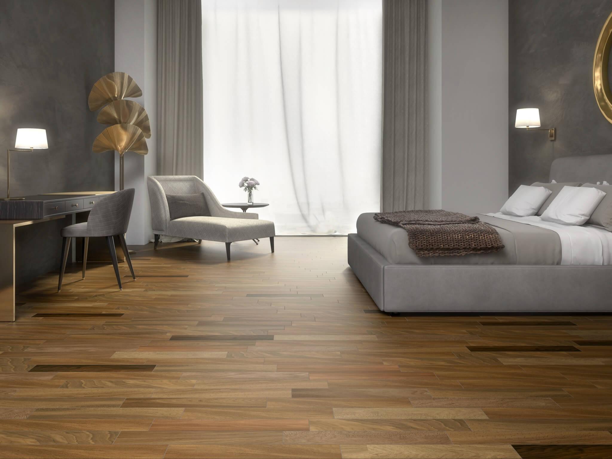 Керамогранит Kerama Marazzi SG350500R Селект Вуд беж темный обрезной 9,6x60