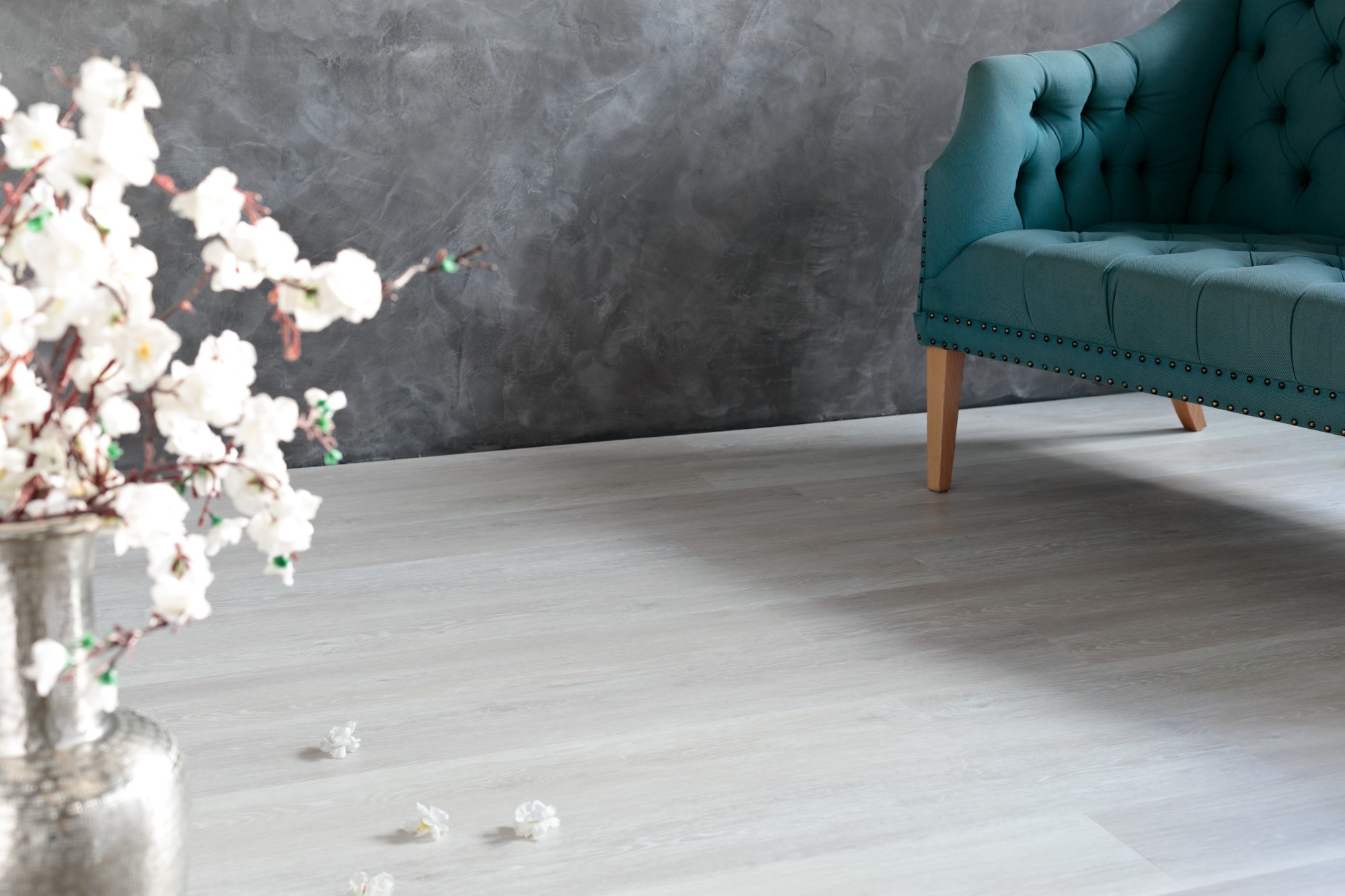 Кварцвиниловая плитка Aqua Floor Quartz AF3501QV 1220x180 Дуб Светлый замковый кварц винил напольный