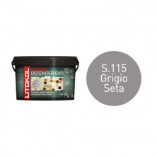 Антибактериальная затирка + клей Литокол STARLIKE DEFENDER EVO 1кг S.115 GRIGIO SETA