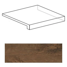 Ступень угловая правая Атлас Конкорд Италия Акси/ Axi Dark Oak Scalino Angolare Dx ANL0 22.5x22.5