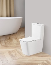 Унитаз-компакт безободковый BelBagno Ardente-R BB02093CPR, бачок BB02093T
