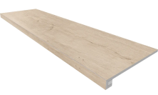 Комплект Estima SF02 Soft Wood Creamy (Ступень 33x120 непол. прямоугол. бортик без насечек + Подступенок 14,5x120)