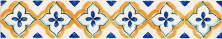 Бордюр Kerama Marazzi Капри майолика 3x9.8 STG\A495\1146H
