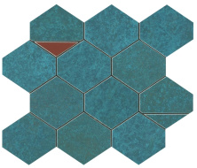 Мозаика Атлас Конкорд Италия Блейз/ Blaze Verdigris Nest 29.4x25.8 9BNV